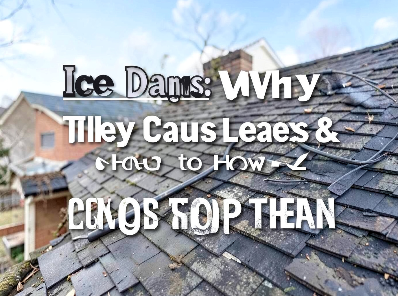 Ice Dams: Why They Cause Leaks & How to Stop Them
