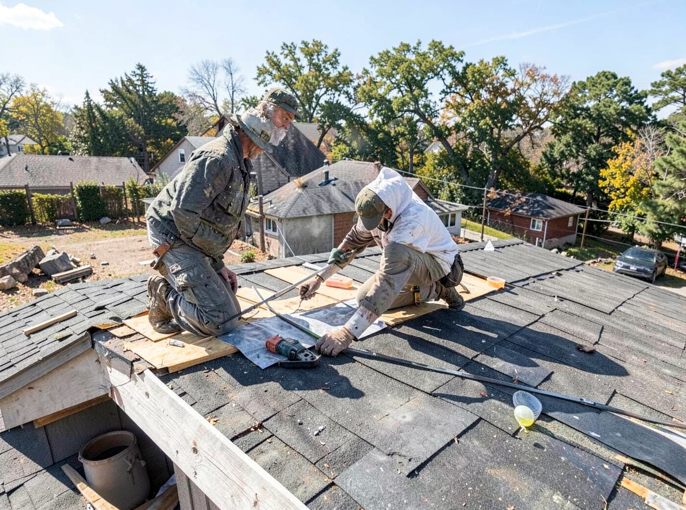 roof repair in Ellis, UT